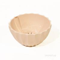 Кашпо Ракушка 2,4л жемчуг со вставкой  Кашпо Ракушка 2,4л жемчуг со вставкой