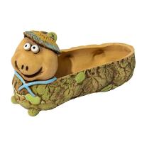 Кашпо Гусеница низкое 0,5л