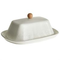 Масленка "SCANDI" фарфор  AK1-0044 /24шт/ Alpenkok 