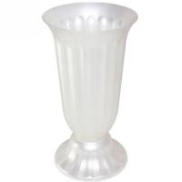 Вазон д/срезки Цветочный №0 1л белый 03000 Вазон д/срезки Цветочный №0 1л белый 03000