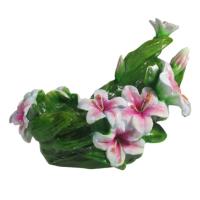 Подставка под бутылку Лилии (розовые) L28W20H20см 713400/I047 Подставка под бутылку Лилии (розовые) L28W20H20см 713400/I047