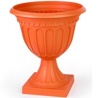 Вазон Олимпия 12л на высокой ножке коричневый М9069 /5шт/ Альтерн