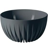 Кашпо-миска Сигма 4,5л антрацит с вставкой 24*14см М24-12  Кашпо-миска Сигма 4,5л антрацит с вставкой 24*14см М24-12