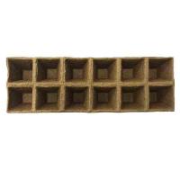 Торфяные ячейки 50*50мм квадратные  1лист*12ячеек ГазонCity