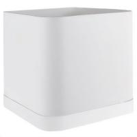 Кашпо 0,2л квадрат. белый с под. (пласт+слюда) 104/7/5-1 /36шт/Mehrni Кашпо 0,2л квадрат. белый с под. (пласт+слюда) 104/7/5-1 /36шт/Mehrni