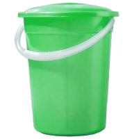 Ведро 5л евро пищевое с крышкой зеленый 