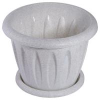 Кашпо "Фелиция" 3,6л мрамор С104Т