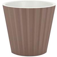 Кашпо Sand D320 15,8л французский платан с вставкой на колесиках IG64041 /4шт/ПР