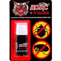 ДОХС средство от КЛОПОВ и блох 10мл флакон блистер 100шт