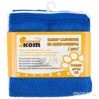 Салфетка д/уборки 30*30см MFS-01/5 (5шт) микрофибра 310238 /5/40шт/ Рыжий Кот