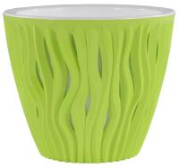 Кашпо Вдохновение 5,7л фисташковый/белый КШ-8661