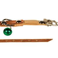 Ошейник синтетик 10мм д/кошек с бубенчиком 22-28см/00210103/Каскад