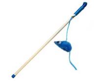 Игрушка к Дразнилка Мышь меховая на удочке NT936А/Вестерн