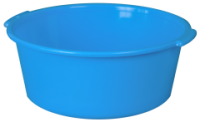 Таз 8л с ручками голубой 03002