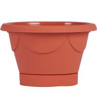 Кашпо Верона 1,5л терракот 07011