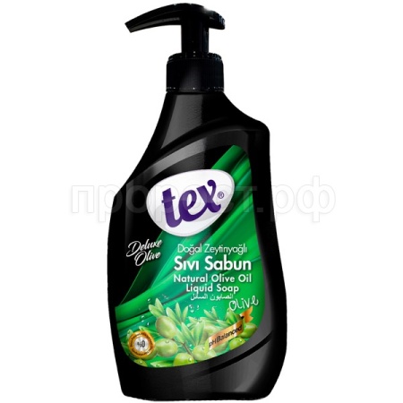 Мыло жидкое TEX 750мл Премиум парфюм Olive