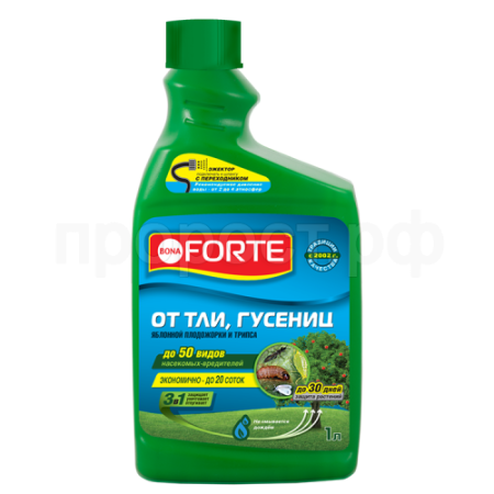 Запасной флакон для эжектора Бона Форте от ТЛИ, гусениц 1л