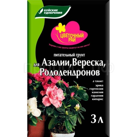 Грунт Цветочный рай для Азалий, Вереска 3л