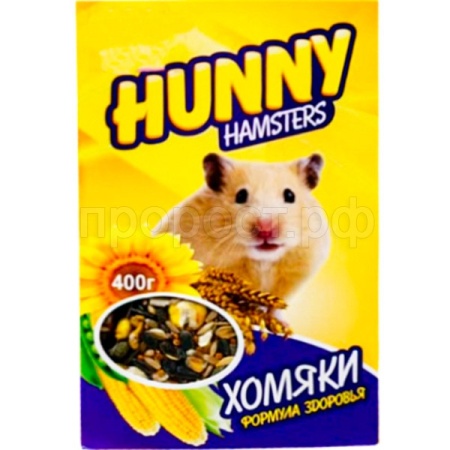 Грызуны Ханни д/хомяков зерносмесь 400гр/20шт/Вестерн ЧЗ