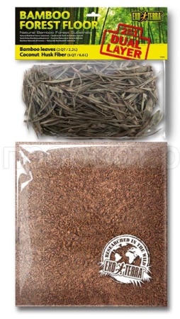 Грунт для террариума листья бамбук+кокос 2,2 л + 6,6л/PT3141/H231411/Триол