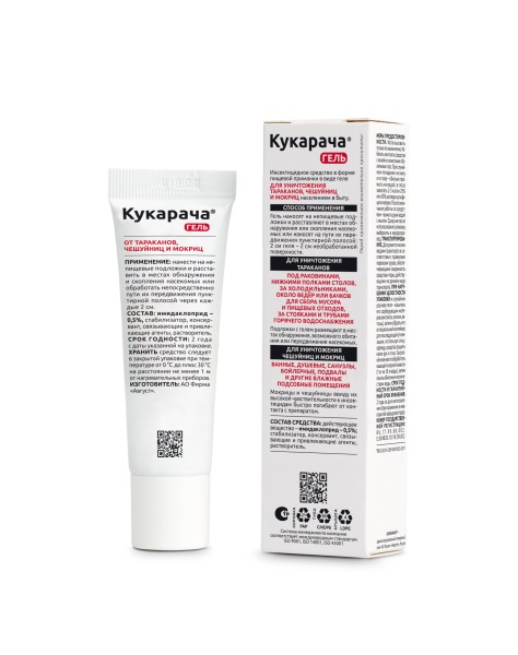 Гель Кукарача 30мл ТУБА 40шт Август