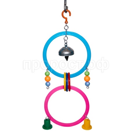 Игрушка д/поп Кольца микс 02/150шт/Бриллиант