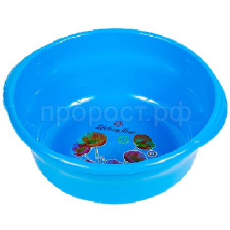 Таз 10л "Новинка" с ручками светло-синий 03013 /10шт/Арз 