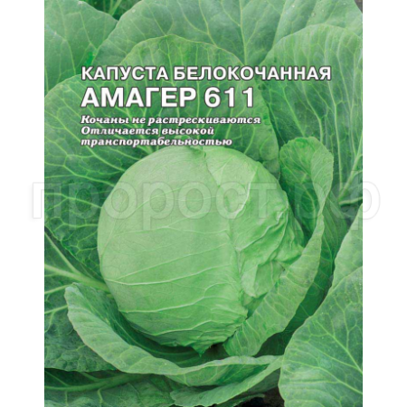 Сембат Капуста белокочанная Амагер 611 5г XXXL