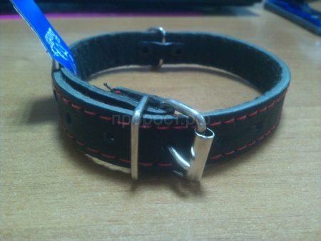 Ошейник кожа 20мм 1слойный Н/У 38-40см/40564/Бим