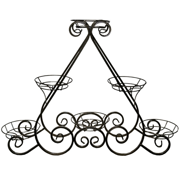 Подставка РЗДИ Пика большая 6 горшков бронза Подставка РЗДИ Пика большая 6 горшков бронза