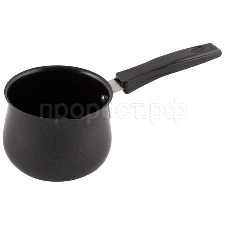 Кофеварка (турка) 380мл карбоновая сталь+бакелит ручка   Кофеварка (турка) 380мл карбоновая сталь+бакелит ручка