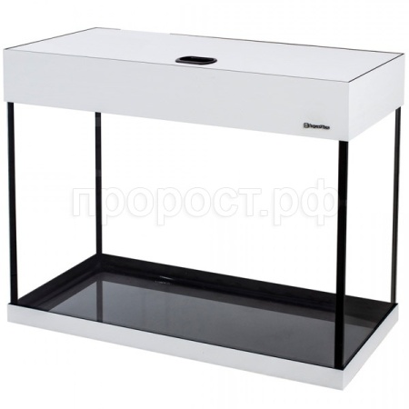 Аквариум прямоугольный со светильником 53л(51х31х46см) LUX LIGHT П60 белое дерево/994951/АП