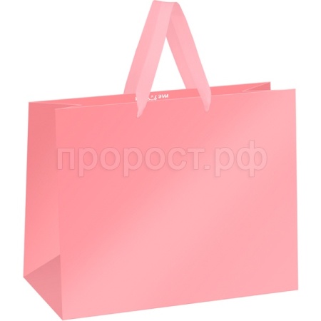 Пакет подарочный 32*26*12см "Pink" мат лам MESHU/Рельеф