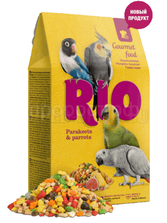 RIO для средних и крупных попугаев Гурмэ 250гр