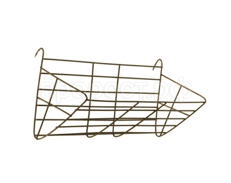 Кормушка для грызунов для сена металл 28*9*10см