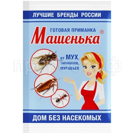 Приманка Машенька гранулы от мух, тараканов, муравьев 10гр