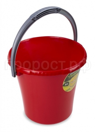 Ведро Либерти 5л красный С602 /20шт/Мартика