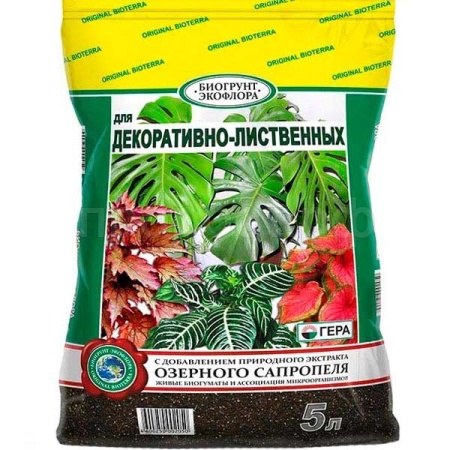 БиоГрунт Гера для Декоративно-Лиственных 5л