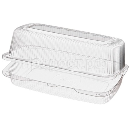 153422 Контейнер 170*87*90м 600мл прямоуг. комус с/крышкой БОПС РК-27 Т КЛ /300шт/К