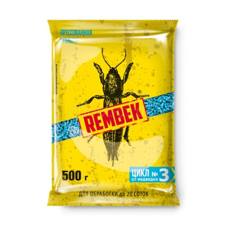 Рембэк прессованная гранула от медведки 500гр