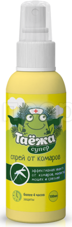 Таежа спрей от комаров (30%) 100мл защита до 8ми часов
