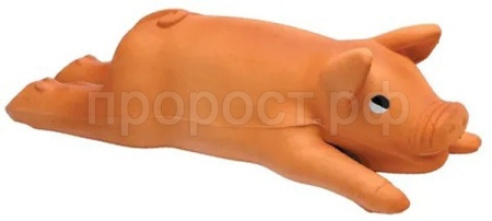 Игрушка для собак средних пород Свинка из латекса13см/С5824