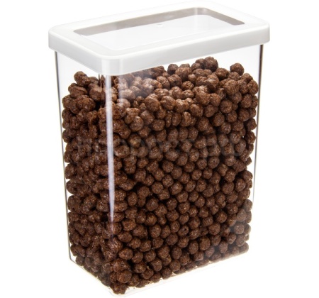 Емкость д/сыпуч. прод. 2,5л СТЕП белый М1298 /12шт/М-пласт  Емкость д/сыпуч. прод. 2,5л СТЕП белый М1298 /12шт/М-пласт