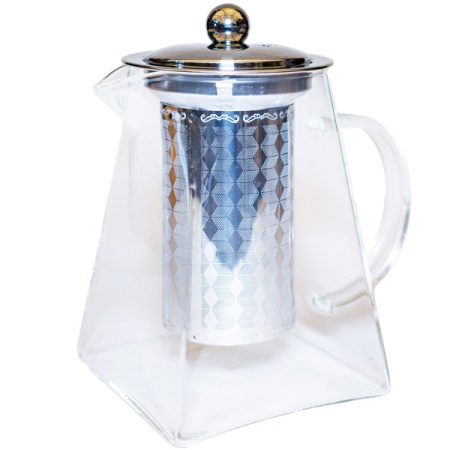 Чайник-заварник 0,75л Кувшин квадрат стекло с ситечком метал. AST-006-Н-703 /60шт/ASTELL  Чайник-заварник 0,75л Кувшин квадрат стекло с ситечком метал. AST-006-Н-703 /60шт/ASTELL