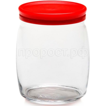 Банка стеклянная 940мл Чешни с крышкой красной В КОРОБКЕ /43004B Банка стеклянная 940мл Чешни с крышкой красной В КОРОБКЕ /43004B