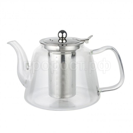 Чайник-заварник 1,2л Кувшин стекло с ситечком металлическим AST-006-D-04В  Чайник-заварник 1,2л Кувшин стекло с ситечком металлическим AST-006-D-04В