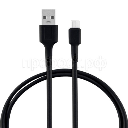 Кабель Туре-С/USB ENERGY ЕТ-30 черный