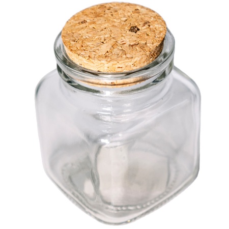 Банка стеклянная 100мл корковой пробкой /120шт/ОП Банка стеклянная 100мл корковой пробкой /120шт/ОП