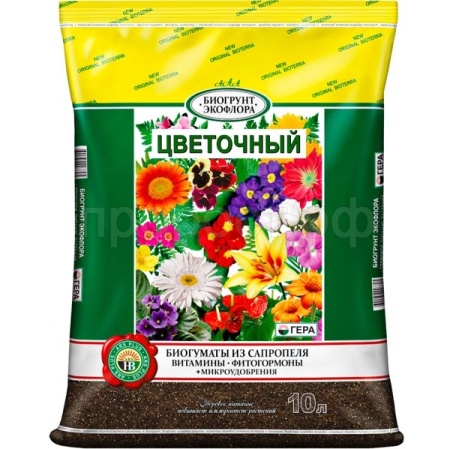 БИОгрунт Гера Цветочный 10л