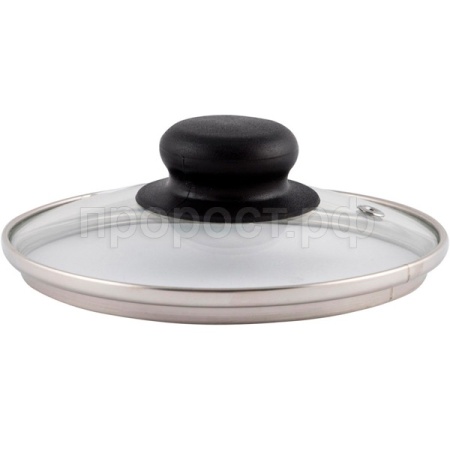 Крышка стеклянная D14см с ручкой метал.обод паровыпуск низ. 987020 /48шт/Mallony Крышка стеклянная D14см с ручкой метал.обод паровыпуск низ. 987020 /48шт/Mallony